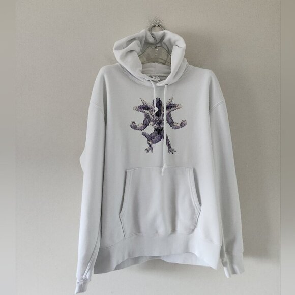 UNIQLO | Dragon Ball Z Hoodie UT Pullover Frieza White Size M Anime - Picture 2 of 6